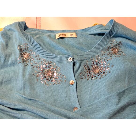 Peek-A-Boo Mystery Lot of Five Plus Size Blouse Cardigan Two Jackets & A Tee - Picture 3 of 7